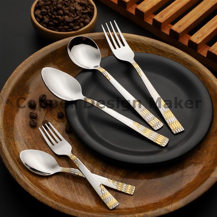 Gold Plated Stainless Steel Cutlery 